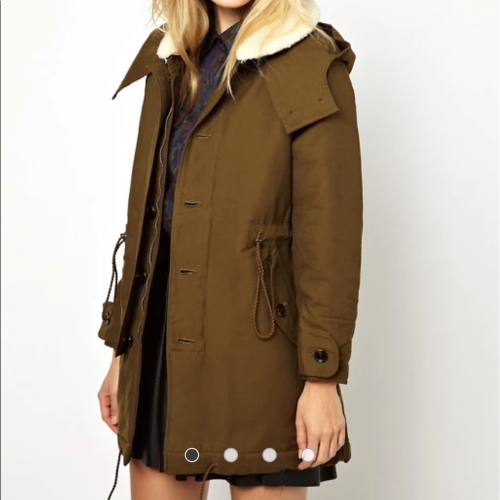 Sessun Parka with Sherpa fleece Removable Collar
